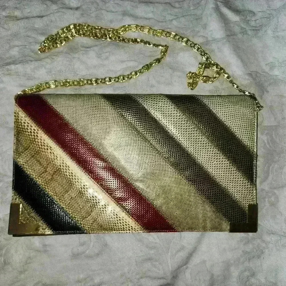 Vintage Snake Skin Bags by Varon Clutch
